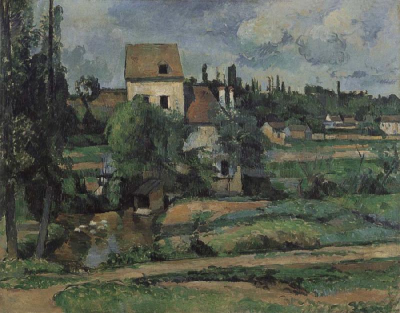 Paul Cezanne Mill on the Couleuvre at Pontoise oil painting image